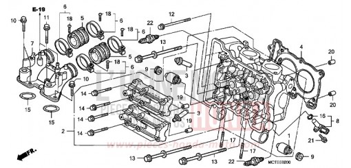 CYLINDER HEAD FJS600D6 de 2006